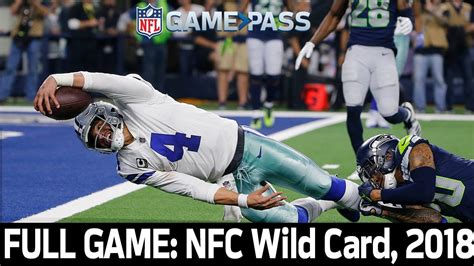 wild card nfc 2018|nfc wild card game.